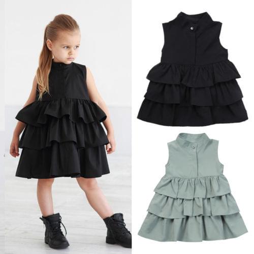 2019 Summer Newborn Kid Baby Girls Clothes Party Pageant Princess Tutu Dresses Baby Clothes Ball Gown Baby Girls Clothing