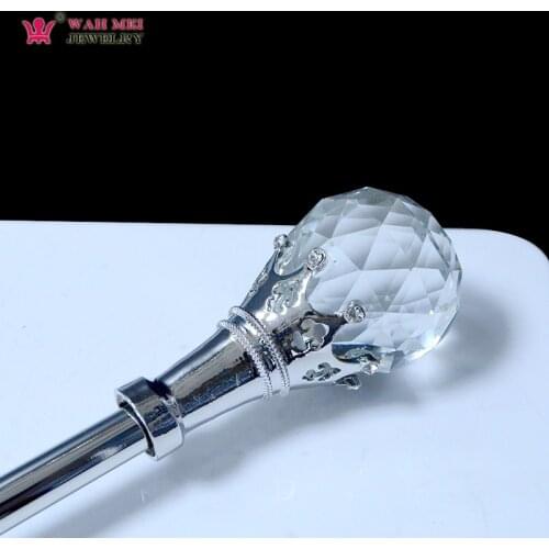 Mk031 Crystal Ball Metal Fashion Jewelry Play Accessories Character Props Pageant Contest Crown Things Scepter
