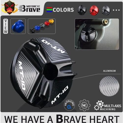 Motorcycle CNC Engine Oil Cap Bolt Screw filler cover fits for YAMAHA MT10 2016 2017 2018 2019 MT-10 SP 17 - 19 MT 10