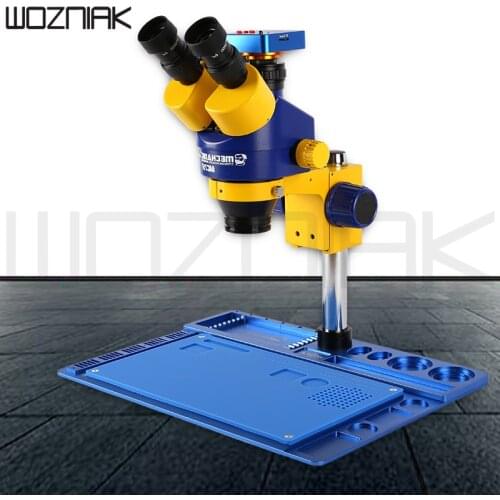 Mechanic Original Large Wide-angle Lifting Trinocular Microscope High Quality HD Camera for IPHONE Mobile Phone Maintenance