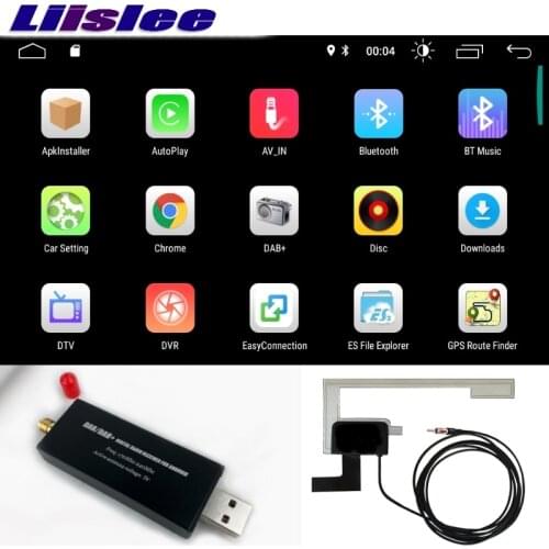 Liislee DAB/DAB+ Digital Radio Receiver Broadcasting Universal USB For Android Navigation Car GPS Multimedia Car DVD In Europe