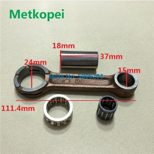 Scooter / moped JOG90 ZR90 ZX90 crankshaft connecting rod for Yamaha 90cc JOG ZX ZR 90 con rod with needle bearing