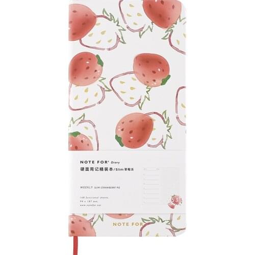 Note For Sakura Slim Weekly Planner 168P Portable 2021 Agenda Scheduler Book Undated Week Notebook 138mm*67mm