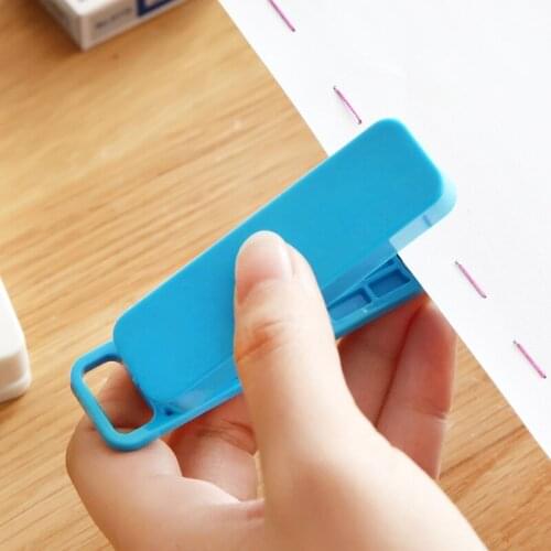 1 pcs 0250 Stapler Office School Home 10 Sheets With 800pc Colorful Staples NO.10