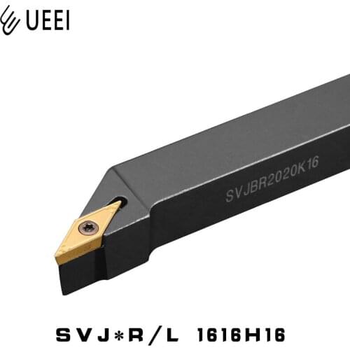 1Pcs SVJBR1616H16 CNC turning tool holder indexable tools MCLNR High quality and hardness External Lathe Cutting Tool