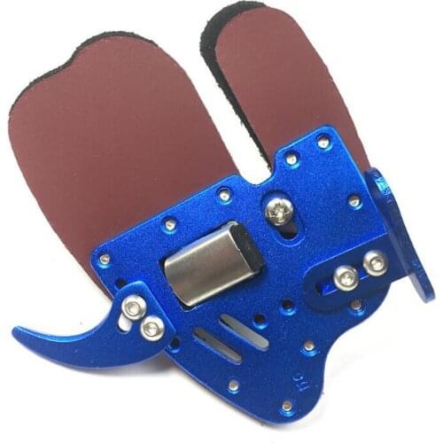 1pc Decut HOCKII Archery Finger Guard Protection Cow leather RH Finger Tab Glove Pad Hunting Accessories