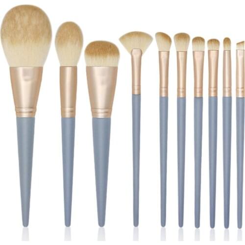 10/12pcs Makeup Brushes Multifunction Foundation Powder Eye Shadow Blush Beauty Tool Grasping-powder Base Brushes Cosmetic Brush