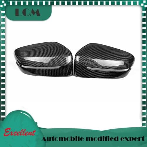 2017-2019 For BMW 5 Series G30 G38 6 Series GT G32 7 Series G11 G12 OEM Style Replacement Carbon Fiber Side Mirror Cover LHD/RHD