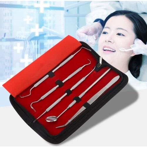5Pcs Professional Stainless Steel Dentist