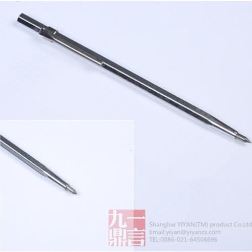 100pc etching pen with tungsten carbide tip pocket type engraving marking tool for glass stone ceramic tile silicon wafer