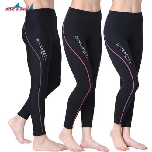 IVE&SAIL Men Women 1.5MM Neoprene Diving Pants Wetsuit Ankle-length Swimming Pants Snorkeling Rowing Sailing Surfing Keep Warm