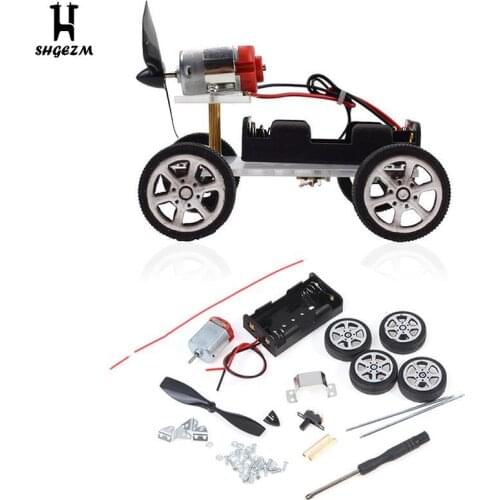 Wind Power Car DIY Electronic Kit Technology Science Educational Children Toys Science Toys Childrens Educational Toys