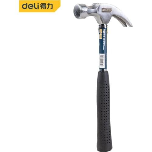 DL5025 Multifunction Round Head Plastic Handle Magnetic Claw Hammer For Tool Hammer Rubber Hammer Tool Nail Puller High Quality