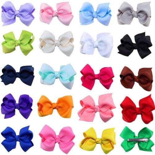 Girl Hair Pin Fashion Wholesale Baby Kid Girl Large Hair Bows Sequin Alligator Clips Headwear