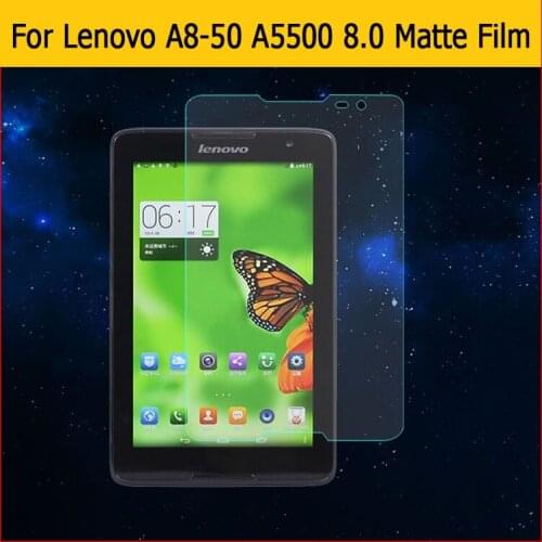 Front Anti-Glare screen protector matte film For Lenovo A8-50 A5500 8.0" tablet pc anti-fingerprint screen protective films