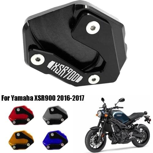 XSR900 XSR 900 Motorcycle Kickstand Foot Side Stand Extension Pad Enlarge Plate For YAMAHA XSR900 XSR 900 2016 2017