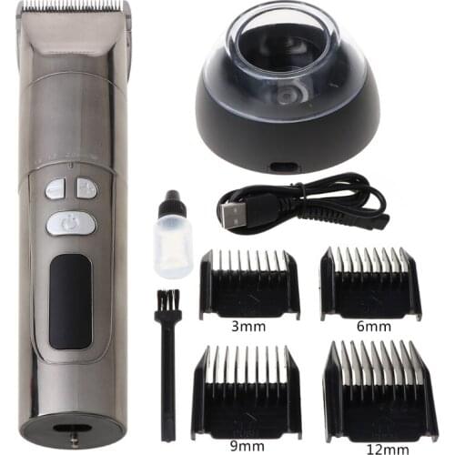 Professional Electric Hair Clippers Beard Trimmer Barber Grooming Kit Rechargeab 97BC
