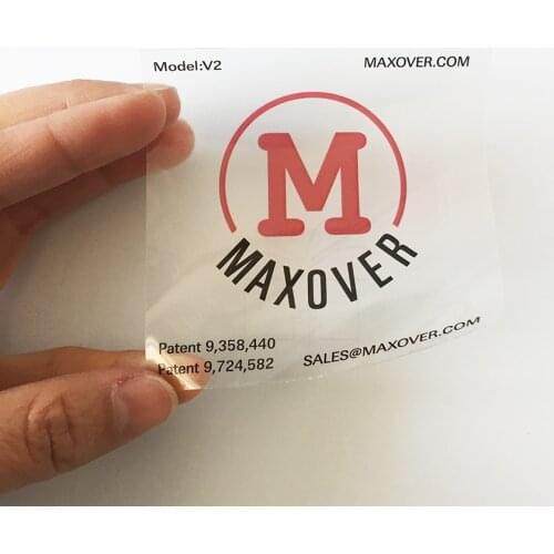 UV Protected Pantone Printing Transparent Adhesive Label Custom Clear Stickers ---PX8018