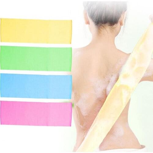 Body Cleaning Exfoliating Washcloth Elastic Shower Scrub Rubbing Massage Bath Towel Strap Body Washing Clean Exfoliate Puff