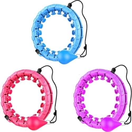 Weighted Fitness Ring for Adults & Kids Beginners Exercising 2 in 1 Abdomen Fitness Weight Loss Massage 360