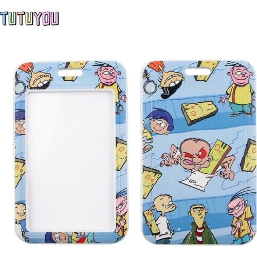 1pcs PC2822 Cartoon Naughty Boy Bank Credit Card Holder Wallet Bus ID Name Work Card Holder For Student Card Cover Business Card