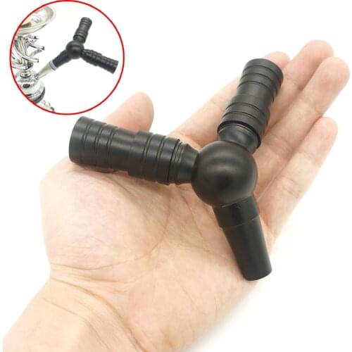 10Pcs 1 to 2 Hookah Hose Adapter Shisha Tube Connection Joint Sheesha Pipe Bifurcate Narguile Accessories With Silicone Ring
