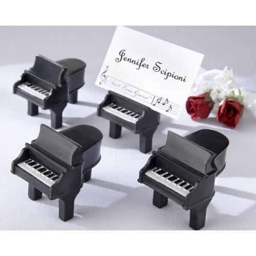 10 Pcs/lot) Wedding Receiption gifts for guests Piano Place card holder for Party decoration and Table decoration photo holders