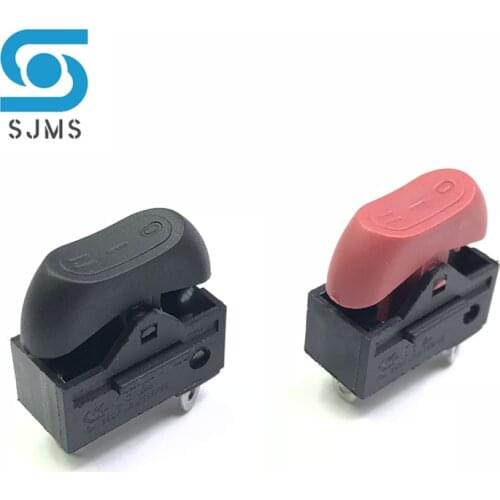 2PCS Ship Switch Hair Dryer Switch Rocker Switch 3 Position ON OFF Boat Switch Red/Black 3 speed Three-legged Full Copper