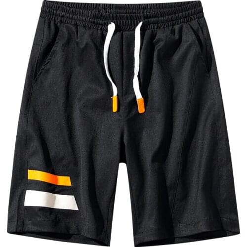 2021 Summer Loose Elastic Waist Straight Casual Shorts Men Comfortable Breathable Pants Top Sportswear Trousers Qicky Dry Jogger