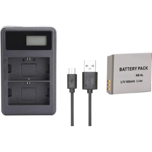 NB-6L NB6L NB-6LH NB6LH Battery+Charger for Canon SD1200 SD1300 SX500 SX540 SX710 D10 S90 SD1300 IS SD770 z1
