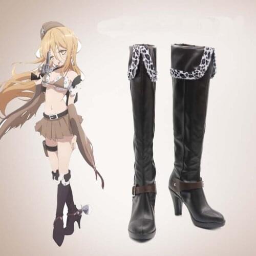 New Mahou Shoujo Ikusei Keikaku Calamity Mary Marie Cosplay Shoes Yamamoto Naoko Anime patry Boots Tailor Made