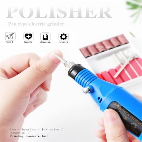 Nail Tool Mini Electric Polisher USB Portable Drill Machine Kit Manicure Art Pen Pedicure Nail File Sander Grinder Kit