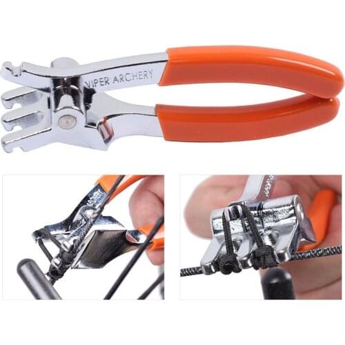 Compound Bow D Loop Pliers Multifunction Tighten Draw Loop End Archery Tools D Loop Pliers