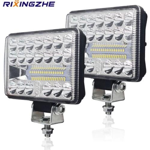 2PCS 12V-24V 108W 4inch led bar Wrok Light offroad 3030 LED 36SMD for Truck Off-road Tractor SUV 4x4 Car Led Headlights