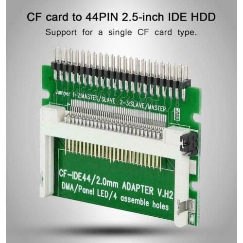 Cf Compact Flash Memory Card To Laptop 2.5" 44 Pin Drive Board Hdd Ide Adapter Hard Male Electronics Disk Card Conversion