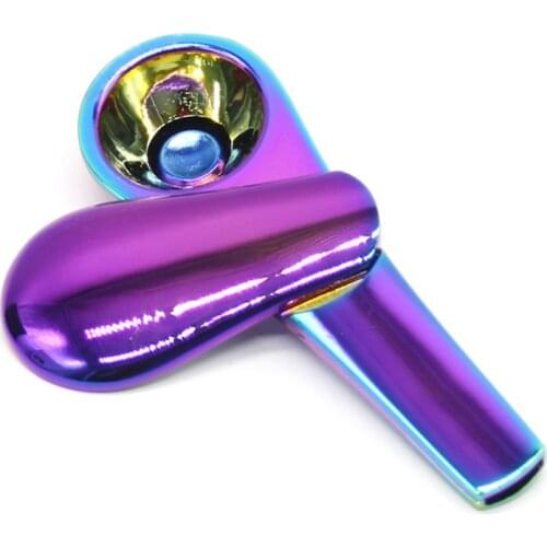 Creative Mini Spoon Smoking Pipes Portable Herb Metal Hookah Tobacco Cigarette Accessories