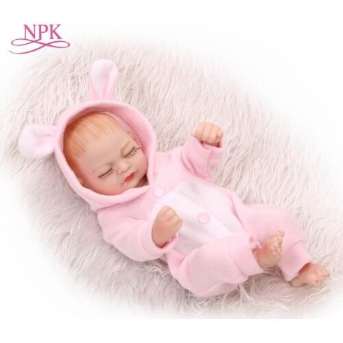 12inch 25CM premie newborn sweet small real soft gentle touch reborn baby doll Christmas gift for children
