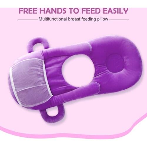 Anti Spit Pillow Baby Nursing Breastfeeding Multi Function Neck Pillow Cushion Newborn Cotton Feeding Waist Cushion