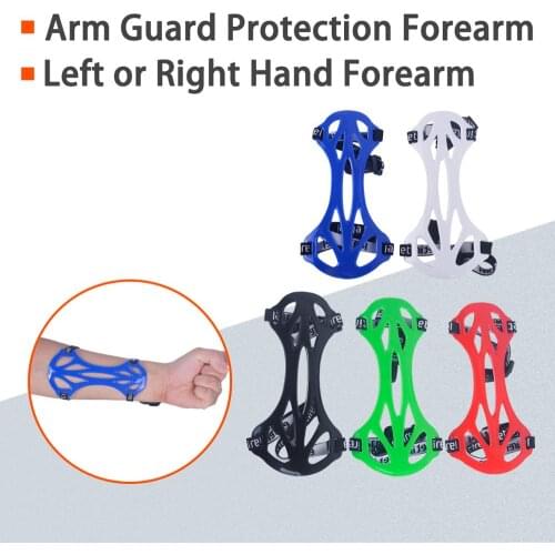 New Left Hand or Right Hand Arm Guard Protection Forearm Safe Archery Shooting Hunt Protective Gears Nylon 5 Colors