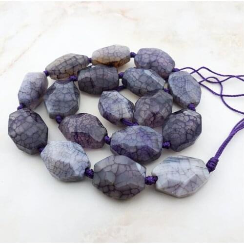 Wholesale Natural Stone Purple Dragon Vein Agates Round Loose Beads For Jewelry Making