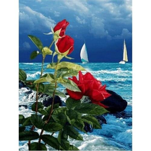Landscape diamond painting full drill scenery mosaic embroidery kids toys diamond dotz picture puzzle craft drawing wall decor