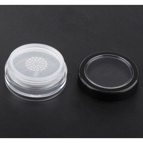 10x 10g Empty Loose Powder Container Powder Puff Case Cosmetic Storage Box