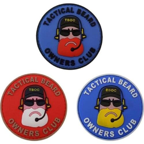 Rubber Patches Armband Disposable Tactical Beard Patch Armband Bearded Brother Armband Backpack With Supplies Accessories