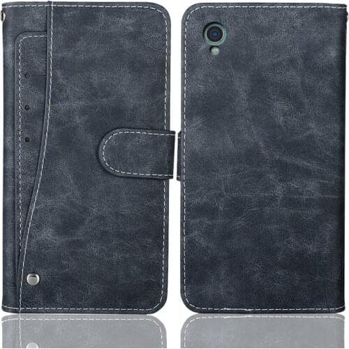 Luxury Wallet Hisense A5C Case 5.84" Vintage Flip Leather Business Protective Cover For Hisense A5C Case With Card Slots