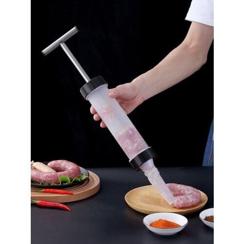 Sausage Stuffer Homemade Meat Syringe Small Sausage Tool Sausage Filler Sausage Filling Tool Kitchenware High Quality Hot Sale