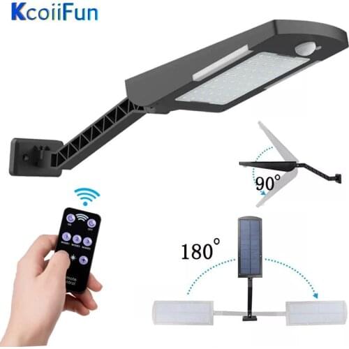 Outdoor 66 Led Solar Light With Three Modes Waterproof Lighting Solar Lamp PIR Motion Sensor Powered Sunlight For Garden Wall