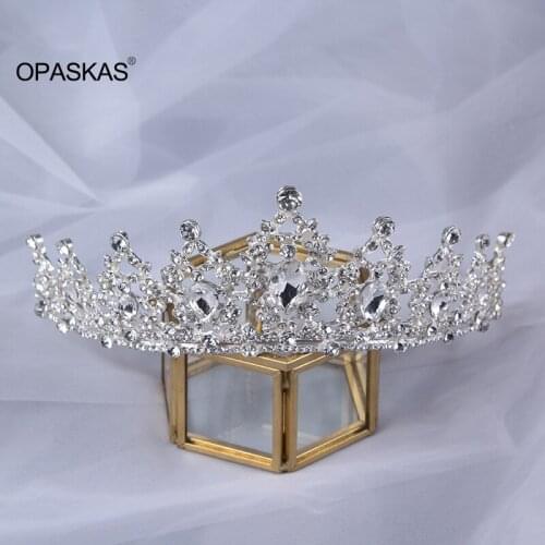 Jeweled Crowns Beautiful Headpiece Wedding Crown Wedding Tiaras Hair Accessories for Prom Birthday Costume Party PT