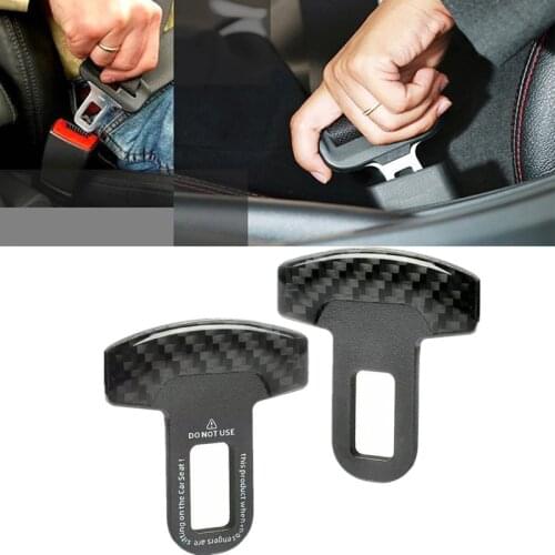 Car Seat Belt Clip Extension Plug Car Safety Seat Lock Buckle Seatbelt Clip Extender Converter Accessories