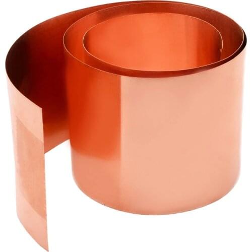 1pc 0.01mm-1mm Thickness Copper Sheet Roll High Purity Pure Copper Cu Metal Sheet Foil Plate 100mmx1000mm