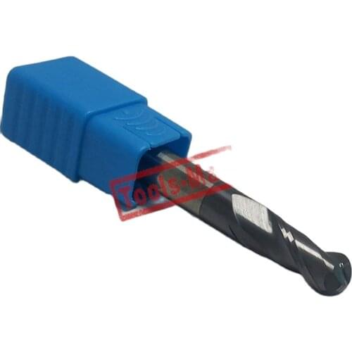1pc radius=6mm 2 Flutes hrc45 R6*25*D12*75 solid carbide Ball nose End Mill CNC router bits tools Milling cutter
